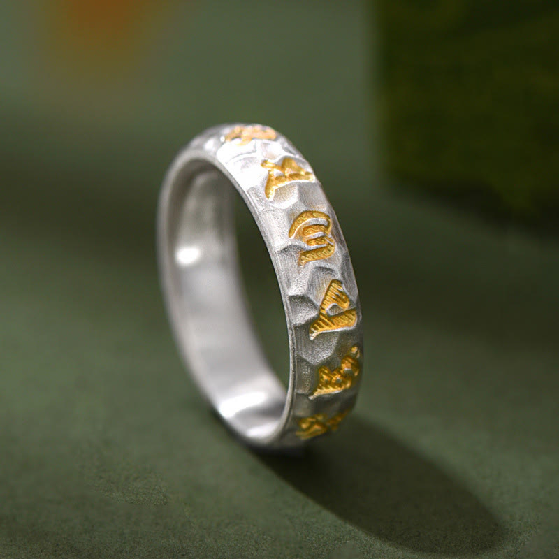 Ring 925 Silber Om Mani Padme Hum – Balance