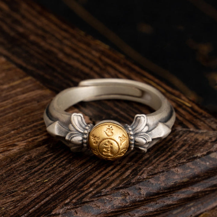 Ring 925 Silber Om Mani Padme Hum – Frieden