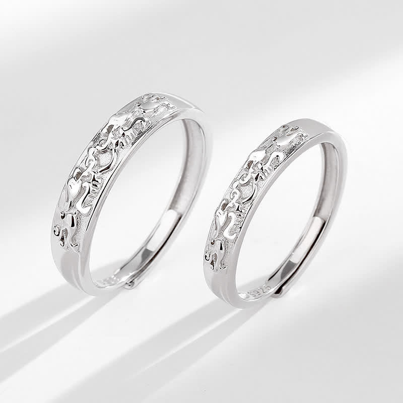 Ring 925 Silber Pixiu Balance Feng Shui Schutz Fingerring