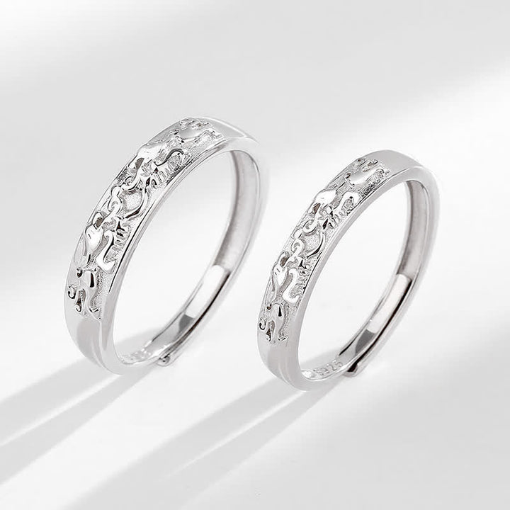 Ring 925 Silber Pixiu Balance Feng Shui Schutz Fingerring