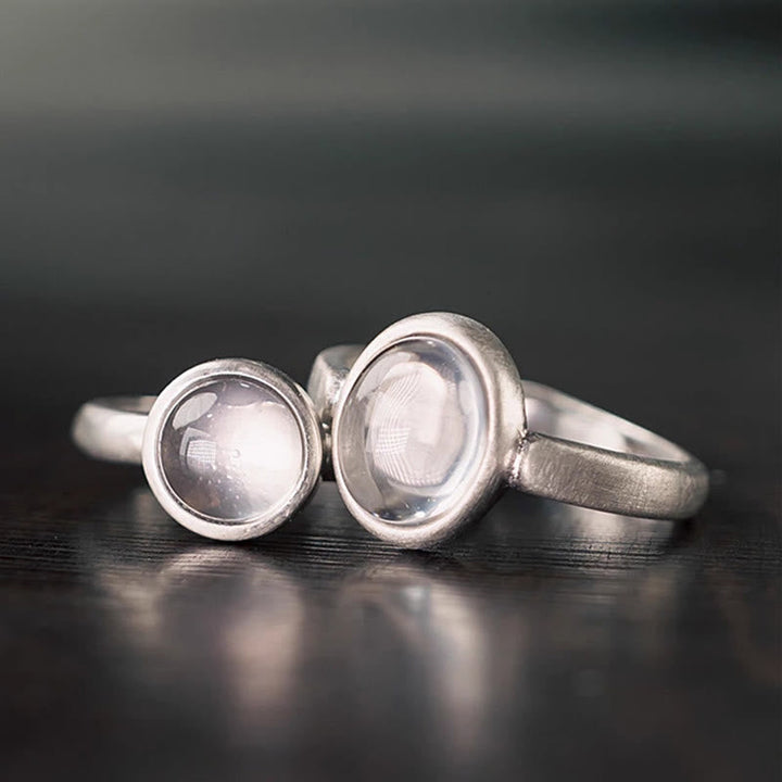 Ring 925 Silber Rosenquarz