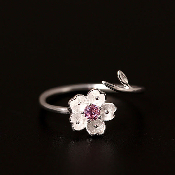 Ring 925 Silber Sakura-Blüte – Segen