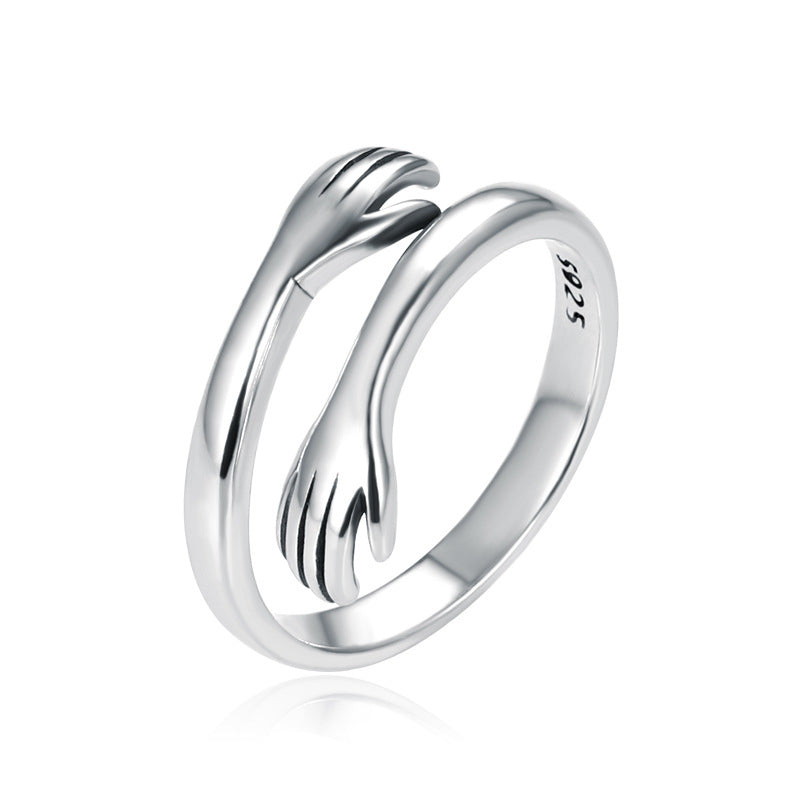Ring 925 Silber Umarmung – Liebe