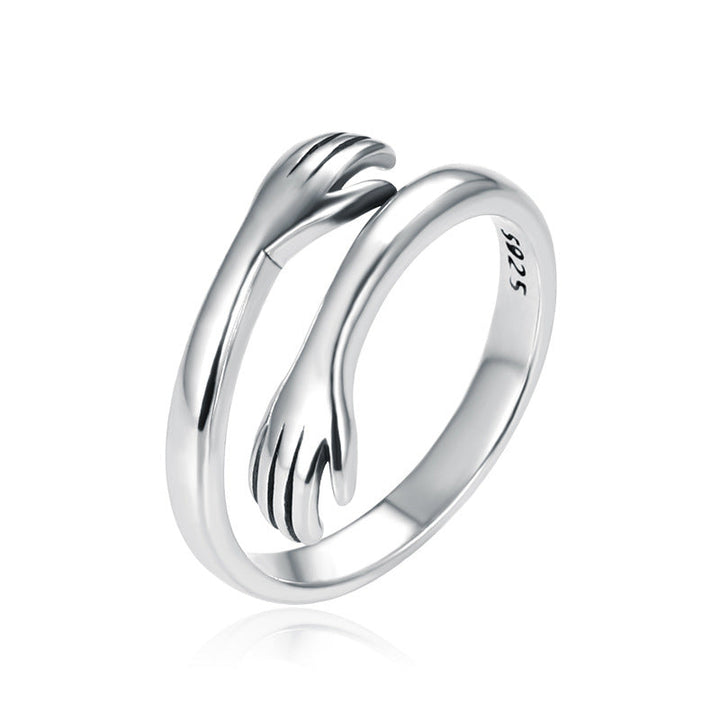Ring 925 Silber Umarmung – Liebe