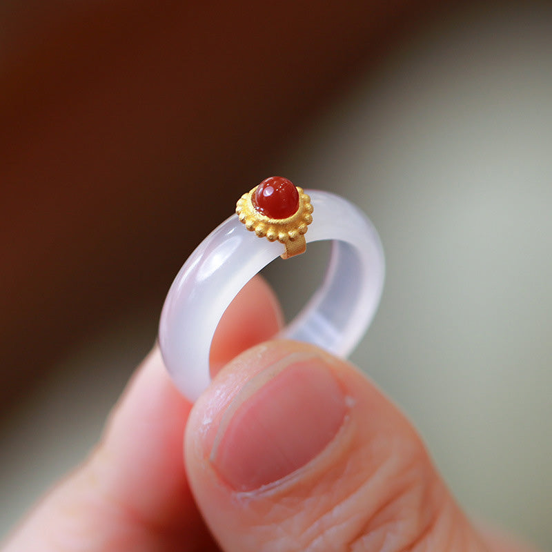 Ring Achat Jade Türkis – Glück & Schutz Red Agate