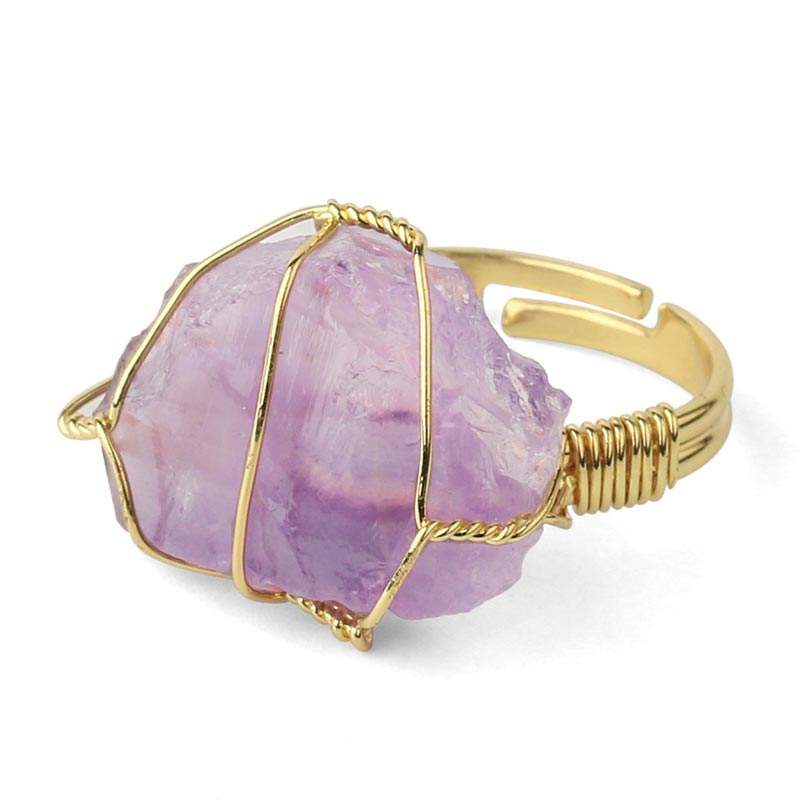 Ring Amethyst Kristall