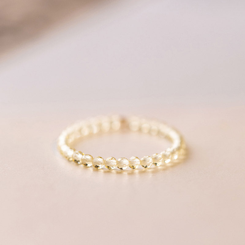 Ring Citrin – Glück & Wohlstand