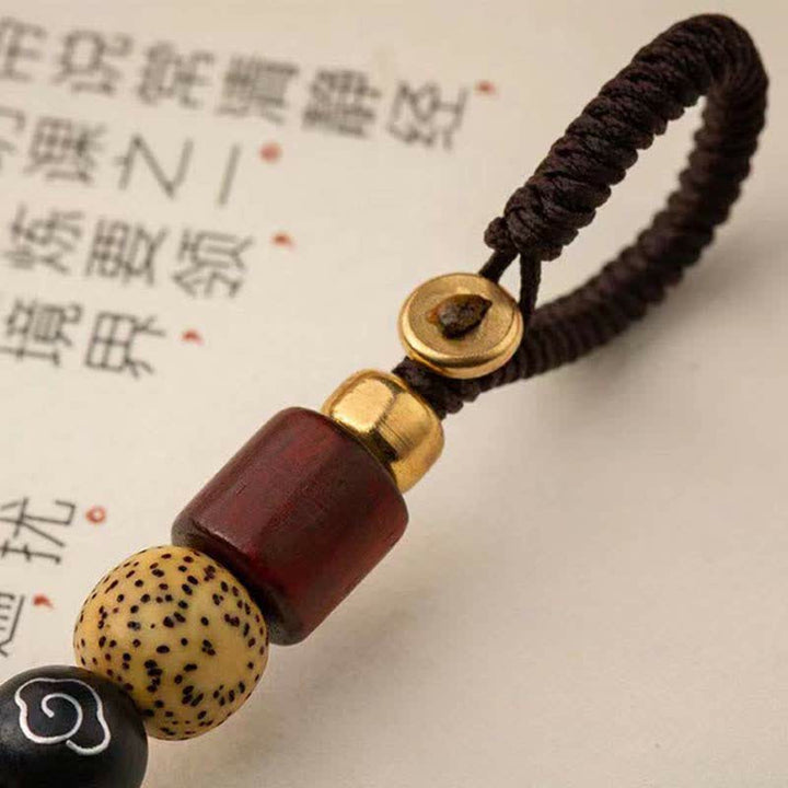 Schlüsselanhänger Pixiu Kupfer Wohlstand Feng Shui Glücksbringer spirituell handgefertigt