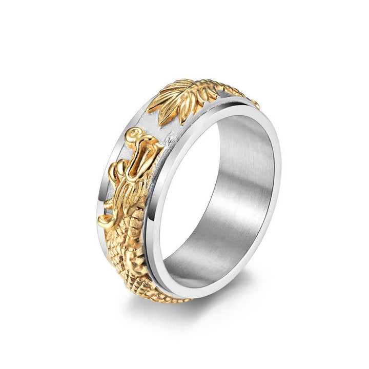 Ring Drachen Titanstahl