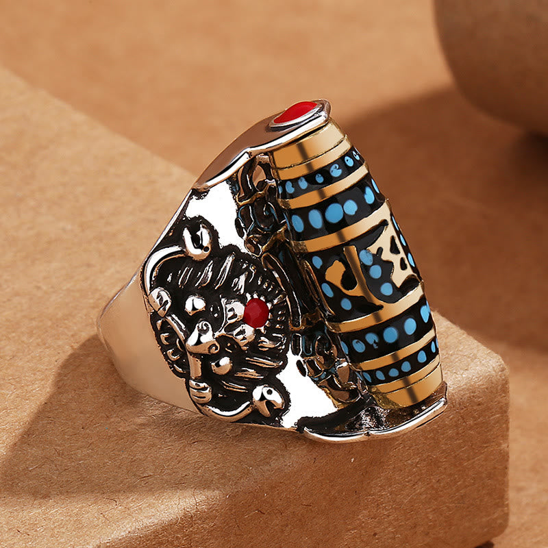 Ring Dzi Om Mani Padme Hum Garuda – Frieden
