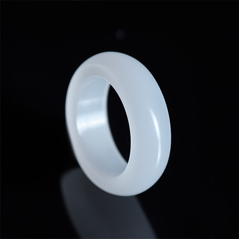 Ring Goldene Seidenjade – Wohlstand Glück Reichtum Chakra Energie