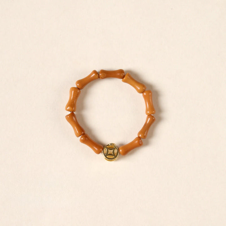 Ring Olivenkern Kupfermünze – Stärke