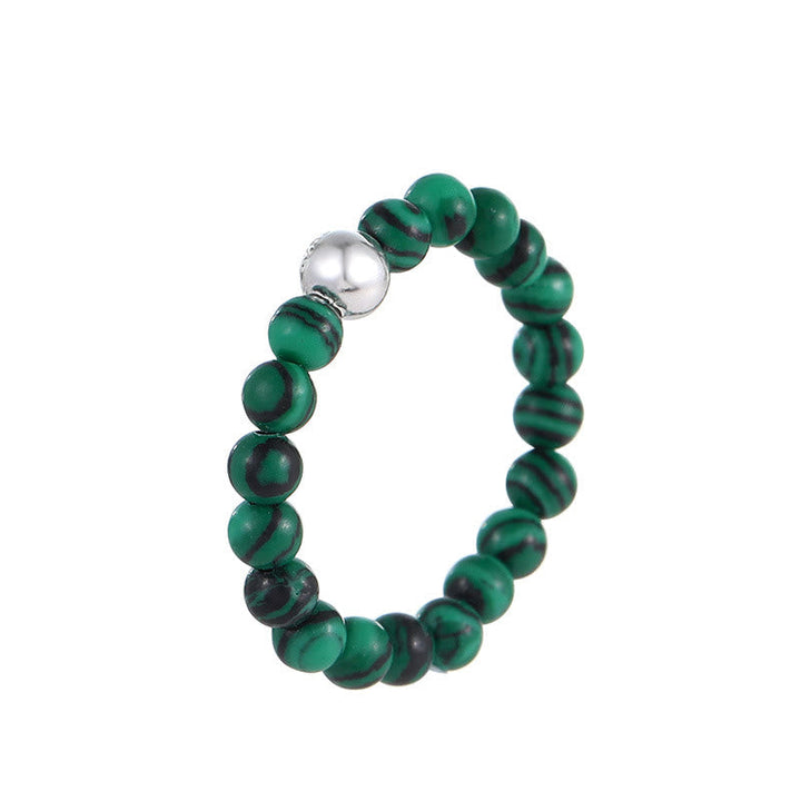 Armband Ring 925 Silber Jade Onyx Segen Schutz Glück