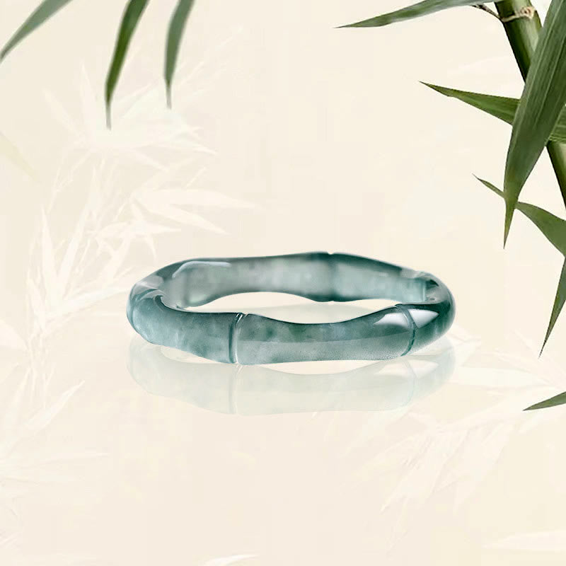 Ring Jade Bambus – Wohlstand & Fülle