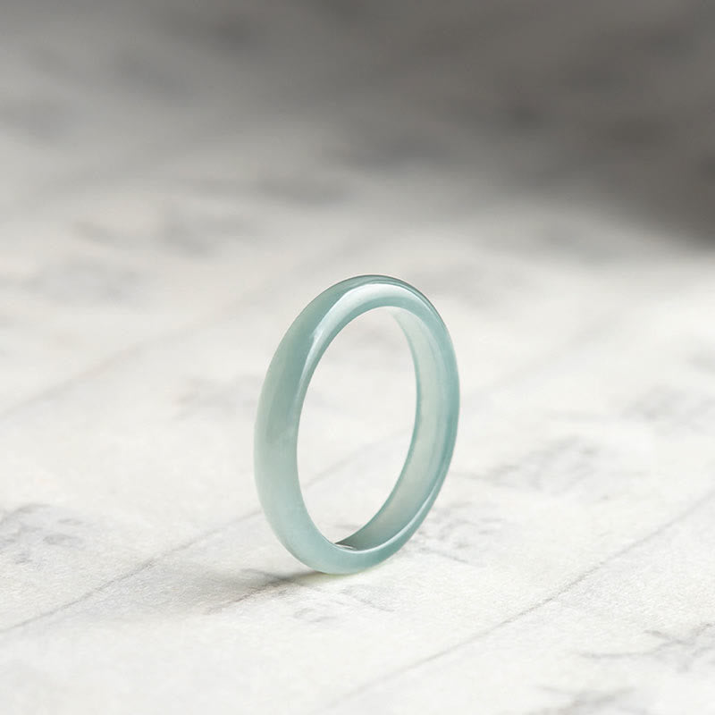Ring Jade – Wohlstand & Glück Round