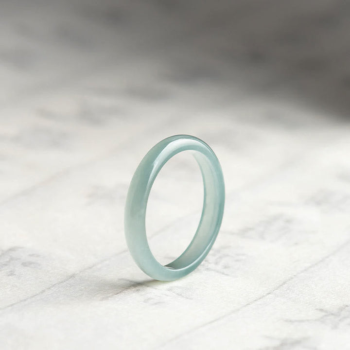 Ring Jade – Wohlstand & Glück Round