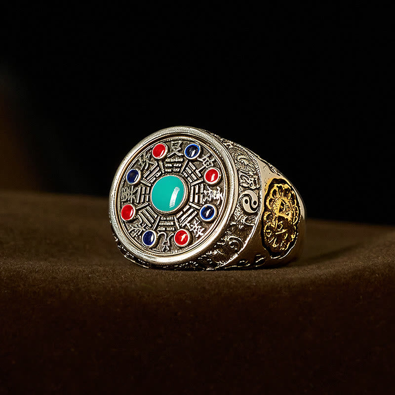 Ring Kupfer Bagua Münze – Wohlstand