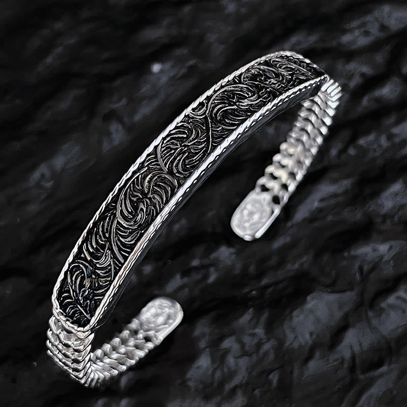 Ring Kupfer Blüte – Glück Silver Tang Dynasty Flower Design