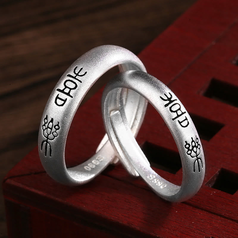 Ring Kupfer Frieden & Freude – Glück & Wohlstand