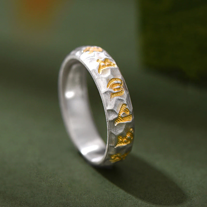 Ring Kupfer Hammer Om Mani Padme Hum – Wohlstand