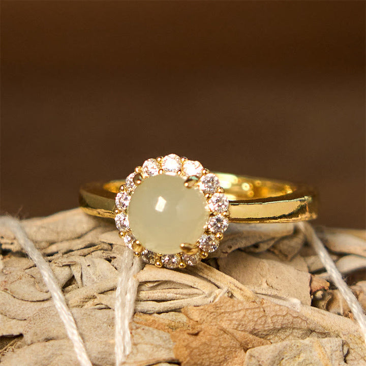 Ring Kupfer Hetian Jade Ei – Glück & Wohlstand