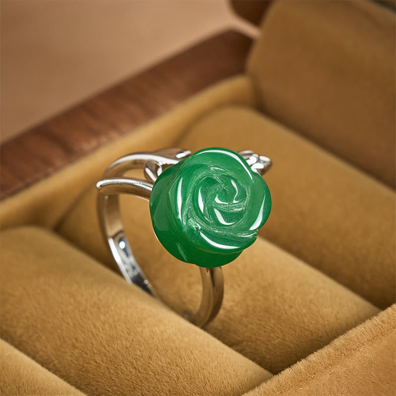 Ring Kupfer Jaspis Silber – Balance