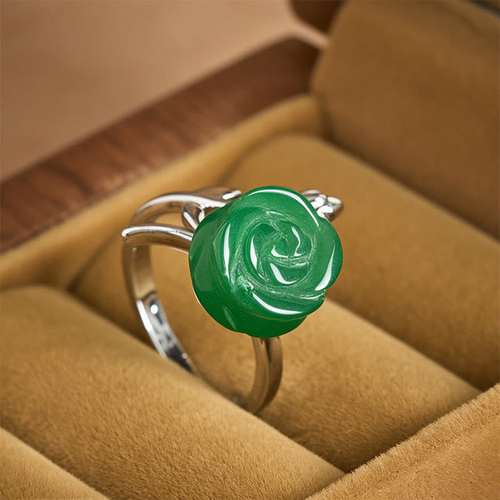 Ring Kupfer Jaspis Silber – Balance