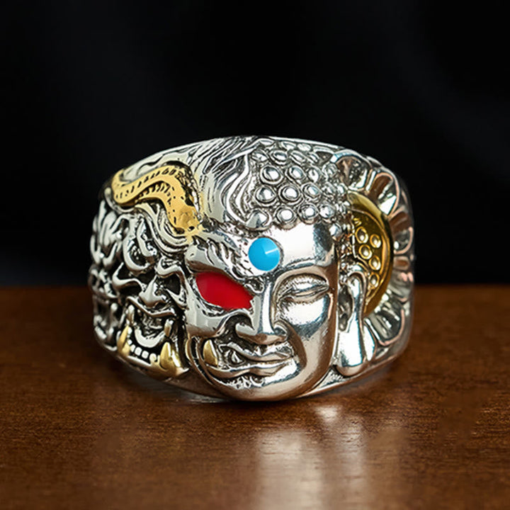 Ring Kupfer Lotusblüte