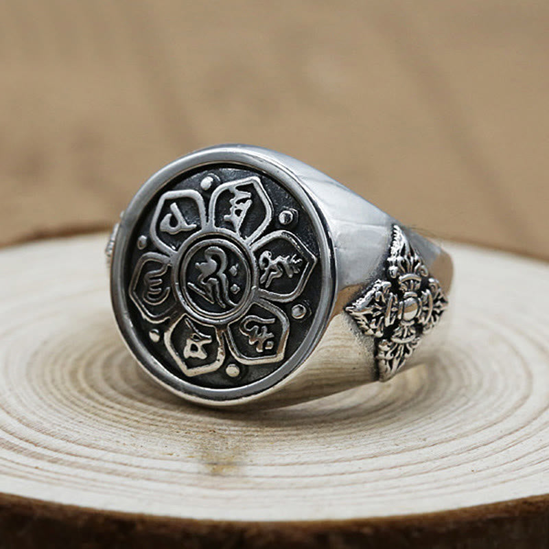 Ring Kupfer Om Mani Padme Hum – Klarheit