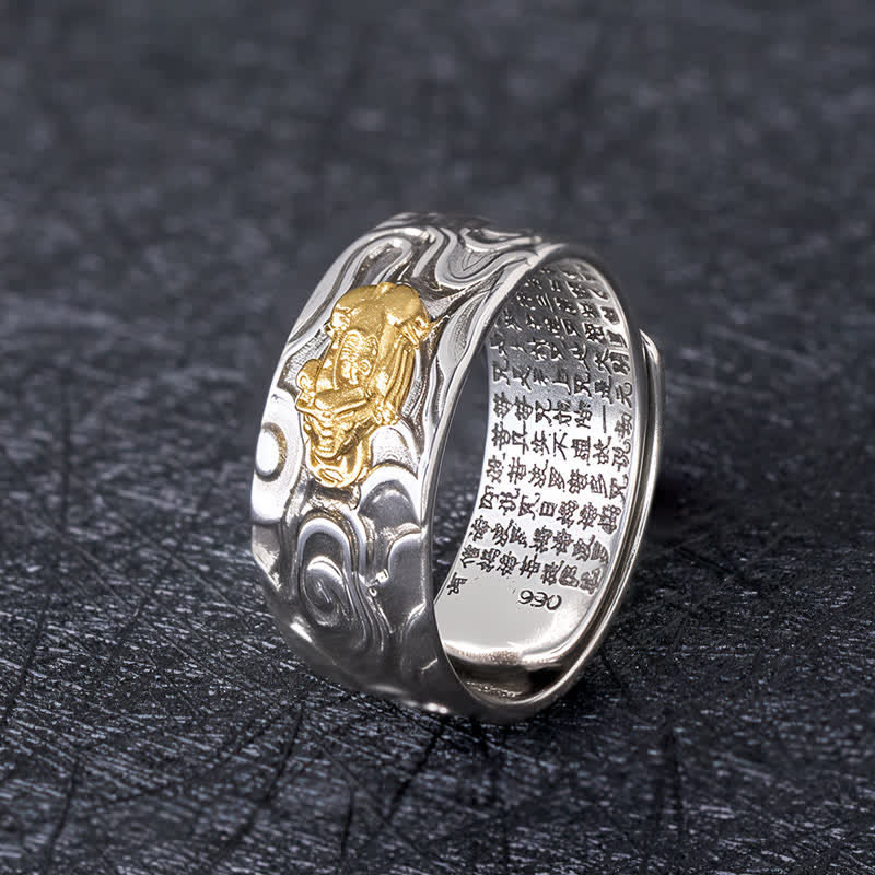 Ring Kupfer Pixiu Herzsutra – Wohlstand