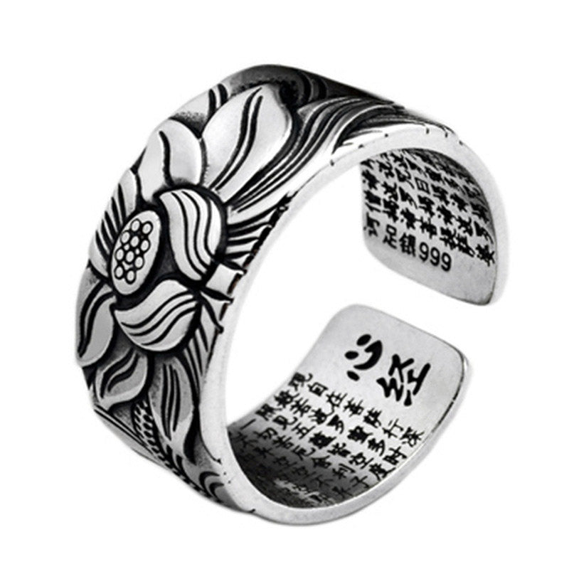 Ring Kupfer Tibetischer Lotus – Weisheit