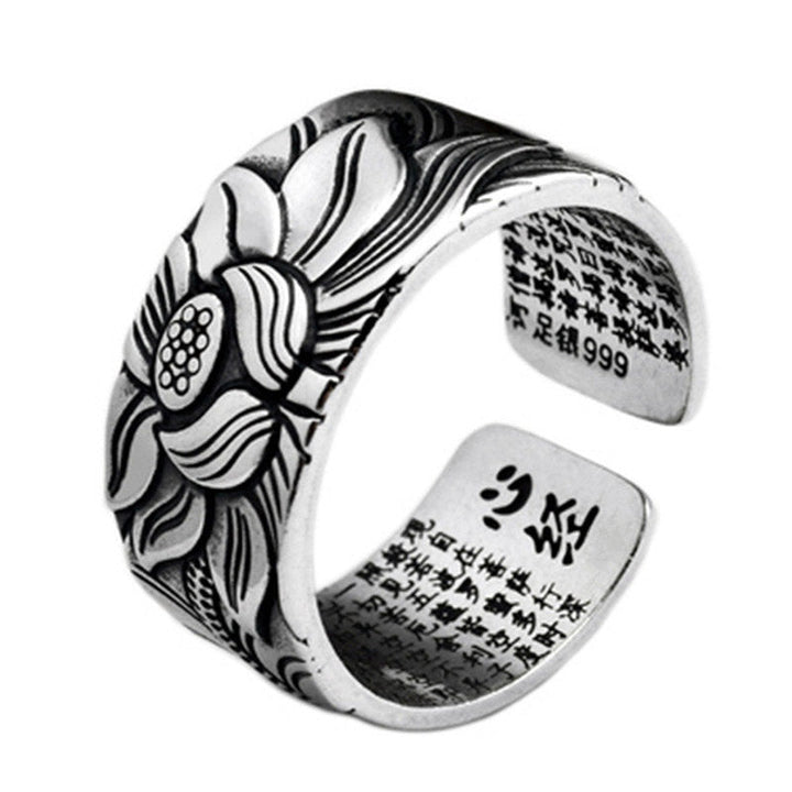 Ring Kupfer Tibetischer Lotus – Weisheit