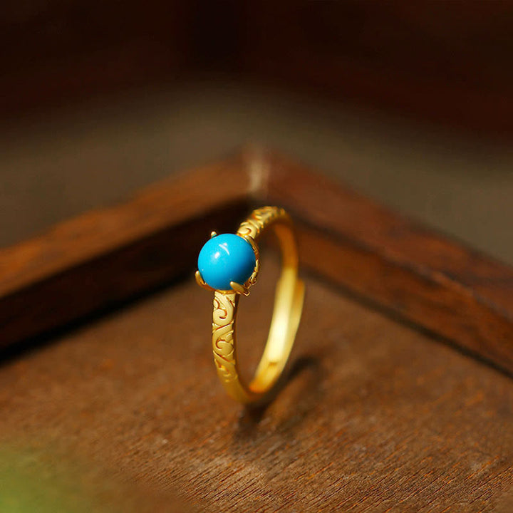 Ring Kupfer Türkis – Schutz