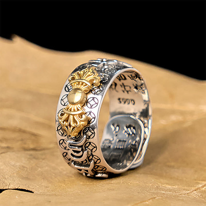 Ring Kupfer Vajra Om Mani Padme Hum – Balance