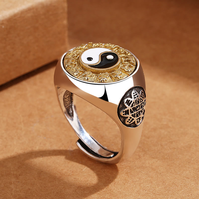 Ring Kupfer Yin Yang Pixiu Wohlstand Fengshui Schutz Glück