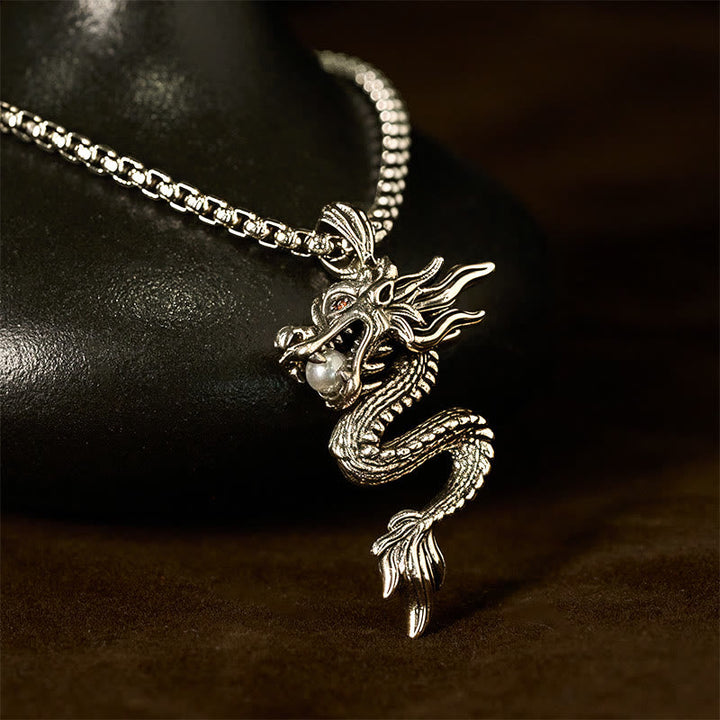 Eleganter Drachen Anhänger Kupfer Symbol für Glück und Kraft