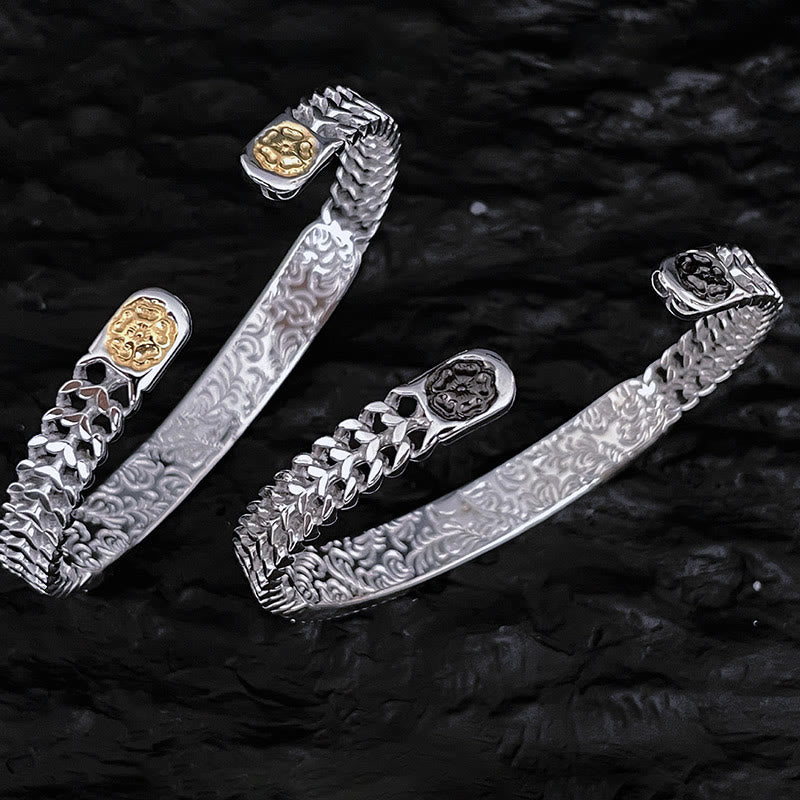 Kupfer Ring Blüte Glück Fengshui Schutz Stein Armreif