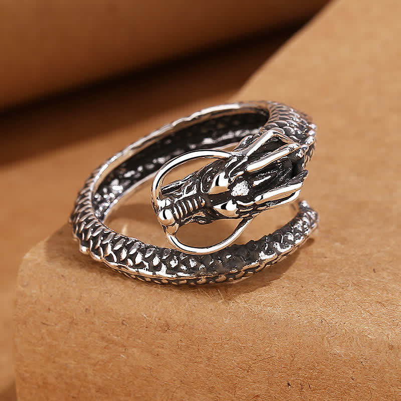 Ring Offener Kupfer-Drachen – Stärke