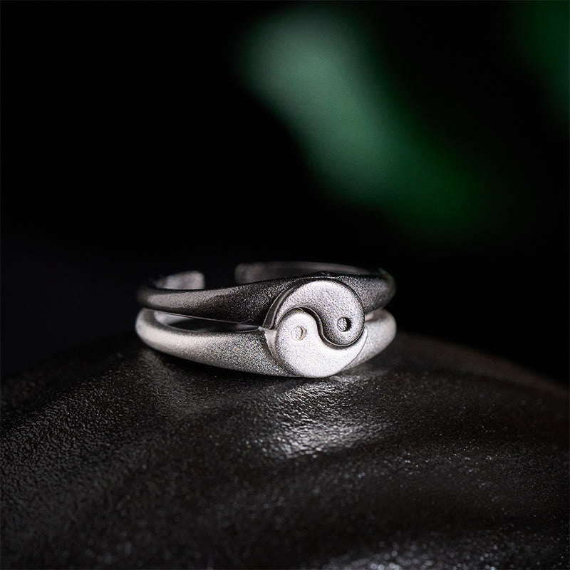 Ring Kupfer Yin Yang – Harmonie Symbol Energie Gleichgewicht Spirituell