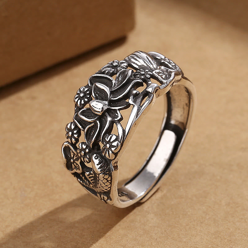 Ring Lotus Koi Fisch – Klarheit