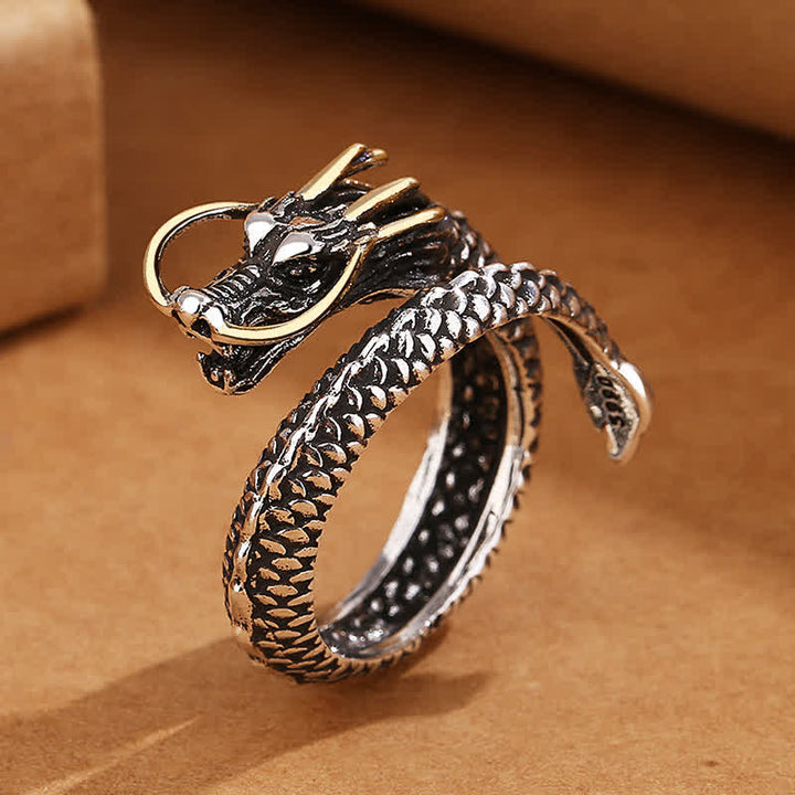 Ring Offener Kupfer-Drachen – Stärke