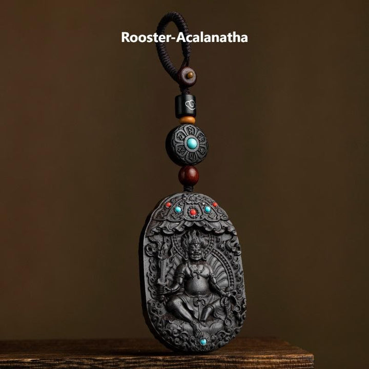 Schlüsselanhänger Natal Buddha Ebenholz – Segen