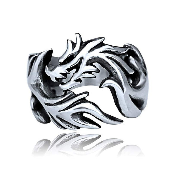 Ring Drachen Schutz Stärke Fengshui Kupfer Glück Schmuck