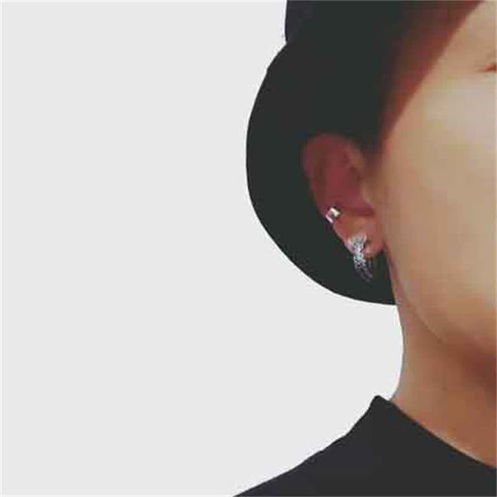 Drache Ohrringe Sterling Silber getragen Schutz Boho Schmuck spirituell Ohrhänger