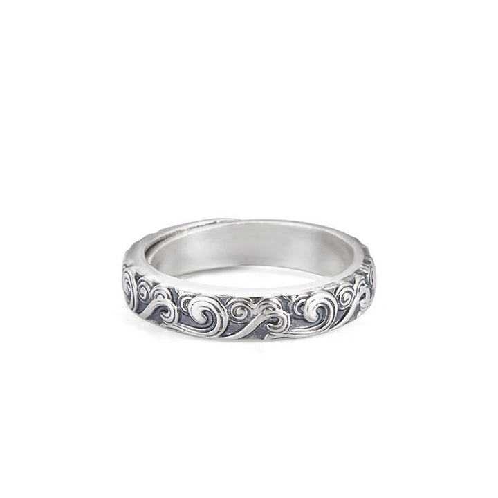 Ring 999 Silber Glückswolken – Segen