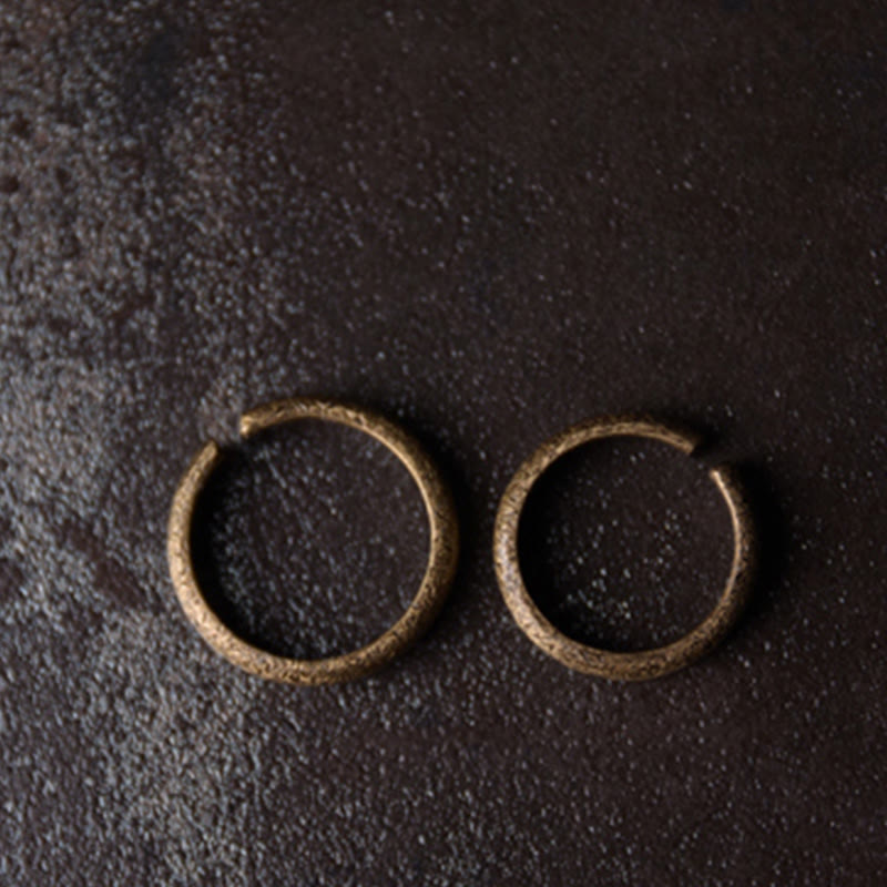 Ring Kupfer Tibetisch Textur strukturiert Glück Schutz Fengshui Energien Schmuck