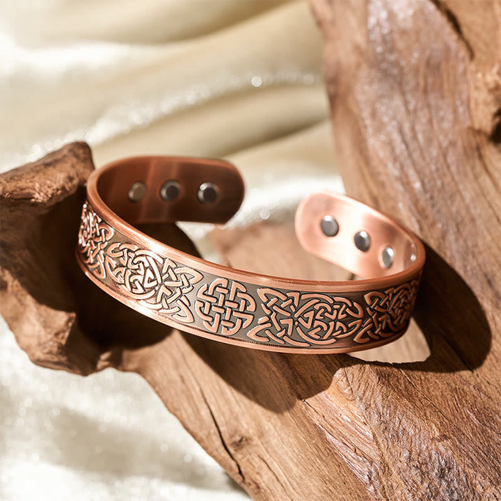 Kupfer-Armband keltisches Linienmuster Glück Wohlstand Energie Schutz Schmuck