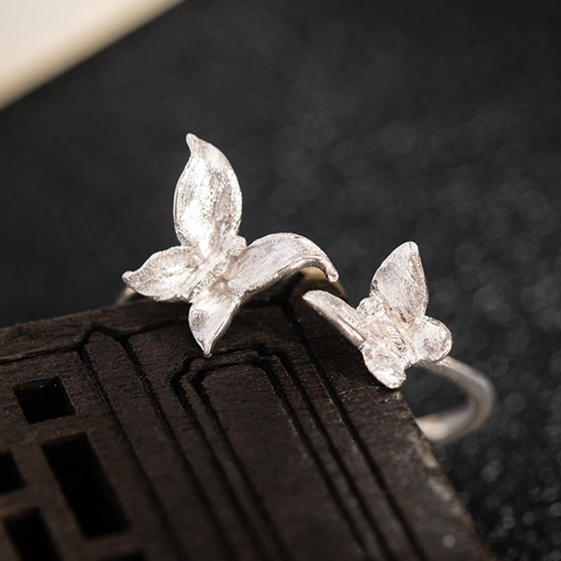 Ring 925 Silber mit Schmetterling Design – Symbol der Liebe
