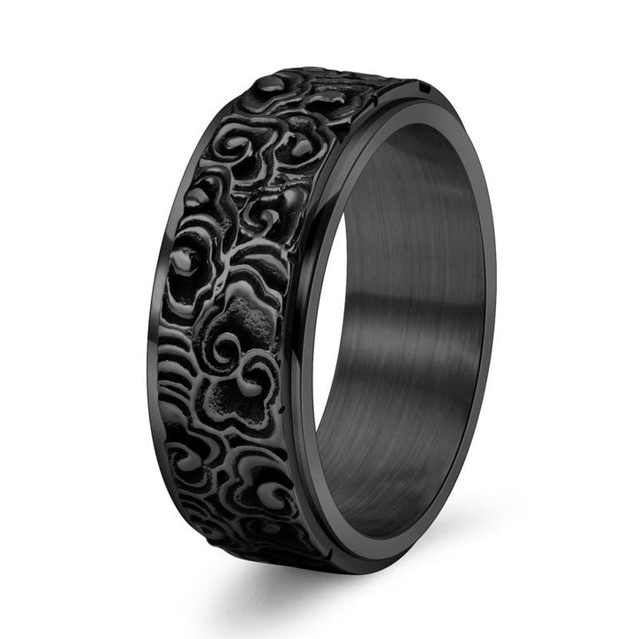 Ring Titanstahl Glückswolken – Balance