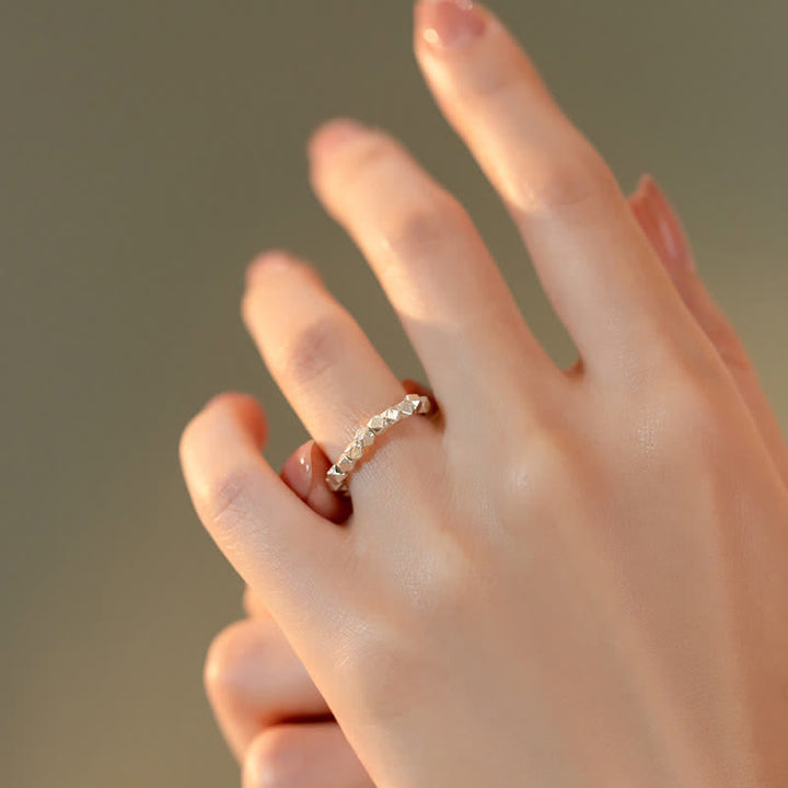 Eleganter Ring 925 Silber Perlen – Segen Glück Schutz